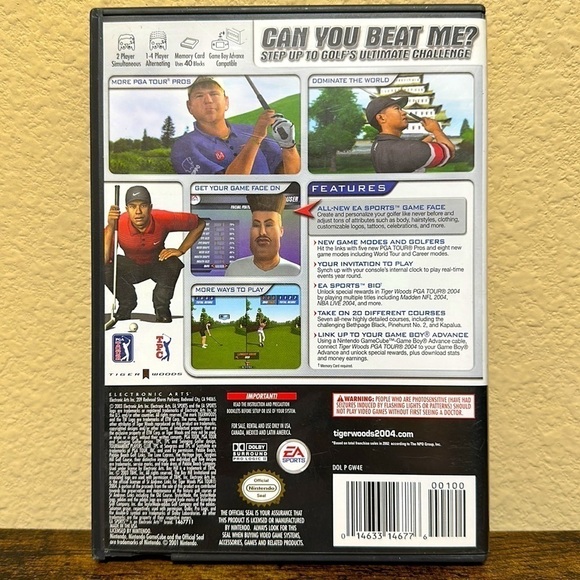 EA Sports Tiger Woods PGA Tour 2004 for Nintendo GameCube. - Picture 4 of 9